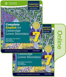 Roberts / Parkinson / Jenkins |  Complete English for Cambridge Lower Secondary Print and Online Student Book Pack 7 | Buch |  Sack Fachmedien