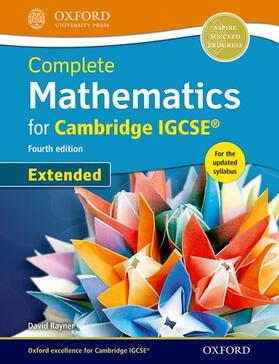 Rayner |  Complete Mathematics for  Cambridge IGCSE¿ Student Book (Extended) | Buch |  Sack Fachmedien
