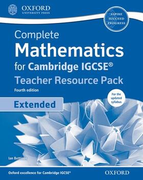 Bettison |  Complete Mathematics for Cambridge IGCSE¿ Teacher Resource Pack (Extended) | Buch |  Sack Fachmedien