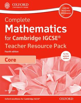 Bettison |  Complete Mathematics for Cambridge IGCSE¿ Teacher Resource Pack (Core) | Buch |  Sack Fachmedien