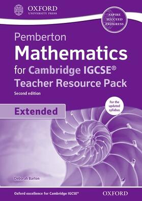 Barton |  Pemberton Mathematics for Cambridge Igcse Teacher Resource Pack & CD | Buch |  Sack Fachmedien
