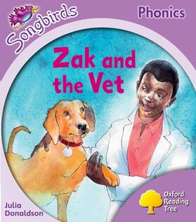 Donaldson |  Oxford Reading Tree Songbirds Phonics: Level 1+: Zak and the Vet | Buch |  Sack Fachmedien