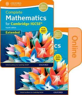 Rayner |  Complete Mathematics for  Cambridge IGCSE¿ Online & Print Student Book Pack (Extended) | Buch |  Sack Fachmedien