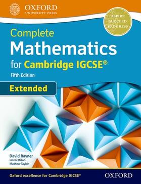 Rayner / Bettison / Taylor |  Complete Mathematics for Cambridge IGCSE¿ Student Book (Extended) | Buch |  Sack Fachmedien