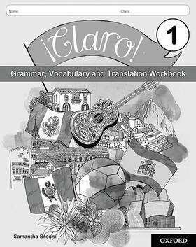 Broom |  !Claro! 1 Grammar Vocabulary and Translation Workbook (Pack of 8) | Buch |  Sack Fachmedien