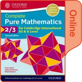 Linsky / Western / Nicholson |  Pure Mathematics 2 & 3 for Cambridge International AS & A Level | Sonstiges |  Sack Fachmedien