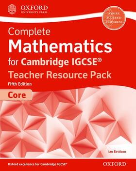 Bettison |  Complete Mathematics for Cambridge IGCSE (R) Teacher Resource Pack (Core) | Buch |  Sack Fachmedien