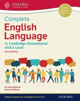 Pattison / Williams |  Complete English Language for Cambridge International AS & A Level | Buch |  Sack Fachmedien