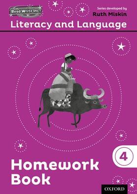 Miskin / Pursgrove / Raby |  Read Write Inc.: Literacy & Language: Year 4 Homework Book Pack of 10 | Buch |  Sack Fachmedien