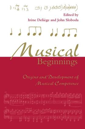 Deliège / Deliege / Sloboda |  Musical Beginnings | Buch |  Sack Fachmedien