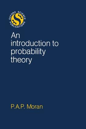Moran |  An Introduction to Probability Theory | Buch |  Sack Fachmedien