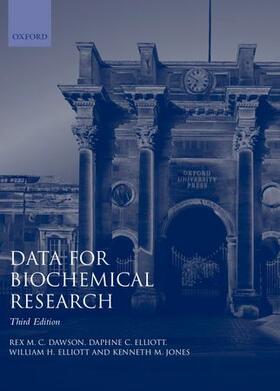 Dawson / Elliott / Jones |  Data for Biochemical Research | Buch |  Sack Fachmedien