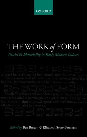 Scott-Baumann / Burton |  The Work of Form | Buch |  Sack Fachmedien