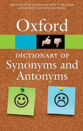  The Oxford Dictionary of Synonyms and Antonyms | Buch |  Sack Fachmedien