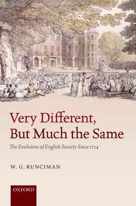 Runciman |  Very Different, But Much the Same | Buch |  Sack Fachmedien