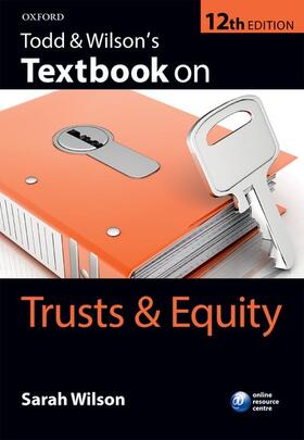 Wilson |  Todd & Wilson's Textbook on Trusts & Equity | Buch |  Sack Fachmedien