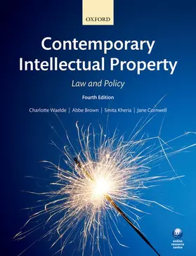 Waelde / Brown / Cornwell |  Contemporary Intellectual Property | Buch |  Sack Fachmedien