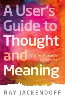 Jackendoff |  USERS GUIDE TO THOUGHT & MEANING P | Buch |  Sack Fachmedien