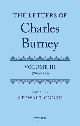 Cooke |  The Letters of Dr Charles Burney | Buch |  Sack Fachmedien