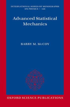 McCoy |  Advanced Statistical Mechanics | Buch |  Sack Fachmedien