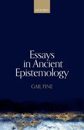 Fine |  Essays in Ancient Epistemology | Buch |  Sack Fachmedien