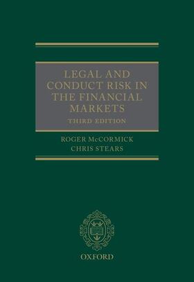 McCormick / Stears |  Legal and Conduct Risk in the Financial Markets | Buch |  Sack Fachmedien