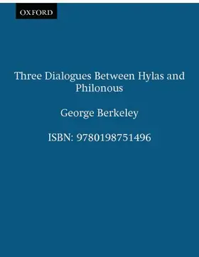 Berkeley / Dancy |  Three Dialogues Between Hylas and Philonous | Buch |  Sack Fachmedien