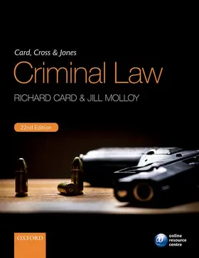 Molloy / Card |  Card, Cross & Jones Criminal Law | Buch |  Sack Fachmedien