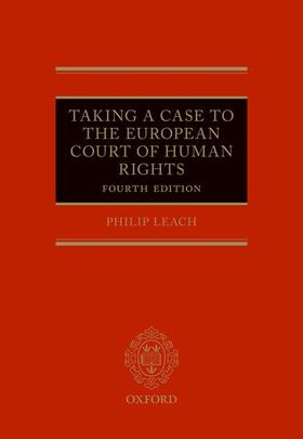 Leach |  Taking a Case to the European Court of Human Rights | Buch |  Sack Fachmedien