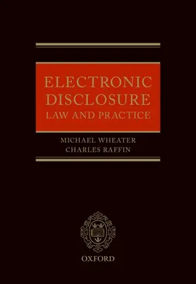 Wheater / Raffin |  Electronic Disclosure | Buch |  Sack Fachmedien