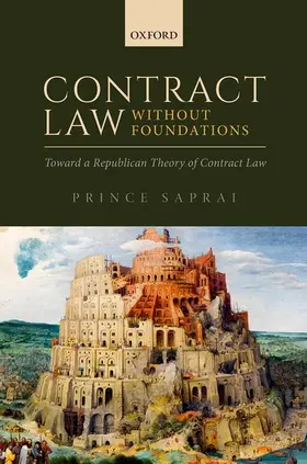 Saprai |  Contract Law Without Foundations | Buch |  Sack Fachmedien