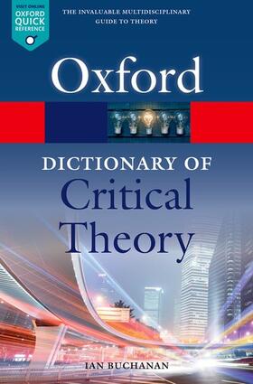 Buchanan |  A Dictionary of Critical Theory | Buch |  Sack Fachmedien