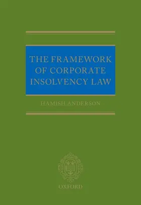 Anderson |  The Framework of Corporate Insolvency Law | Buch |  Sack Fachmedien