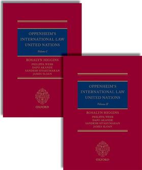 Higgins / Webb / Akande |  Oppenheim's International Law: United Nations | Buch |  Sack Fachmedien