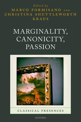 Formisano / Kraus |  Marginality, Canonicity, Passion | Buch |  Sack Fachmedien