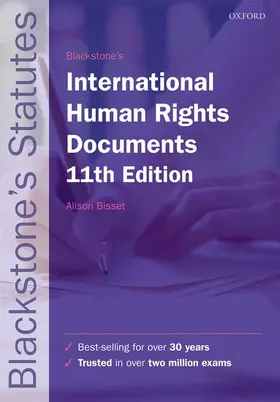 Bisset |  Blackstone's International Human Rights Documents | Buch |  Sack Fachmedien