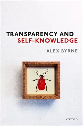 Byrne |  Transparency and Self-Knowledge | Buch |  Sack Fachmedien