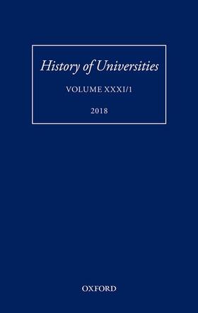 Feingold |  History of Universities Vol 31/1 Hou C | Buch |  Sack Fachmedien