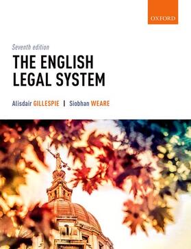 Gillespie / Weare |  The English Legal System | Buch |  Sack Fachmedien
