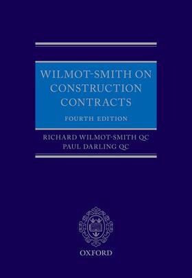 Wilmot-Smith, QC / Darling |  Wilmot-Smith on Construction Contracts | Buch |  Sack Fachmedien