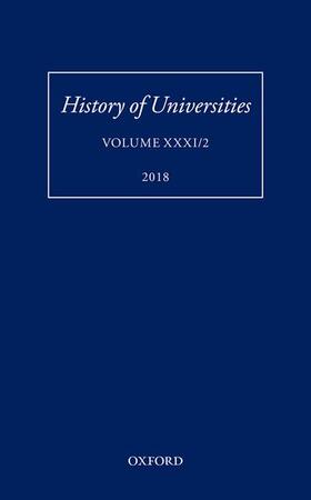 Feingold |  History of Universities | Buch |  Sack Fachmedien