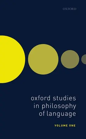 Lepore / Sosa |  Oxford Studies in Philosophy of Language Volume 1 | Buch |  Sack Fachmedien