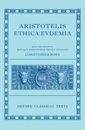 Rowe |  Aristotle's Eudemian Ethics | Buch |  Sack Fachmedien