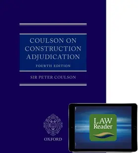 Coulson Qc / Coulson |  Coulson on Construction Adjudication (Book and Digital Pack) | Buch |  Sack Fachmedien