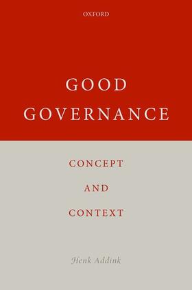 Addink |  Good Governance C | Buch |  Sack Fachmedien