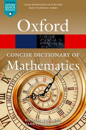 Nicholson / Earl |  The Concise Oxford Dictionary of Mathematics | Buch |  Sack Fachmedien
