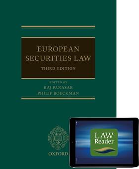 Panasar / Boeckman |  European Securities Law | Buch |  Sack Fachmedien