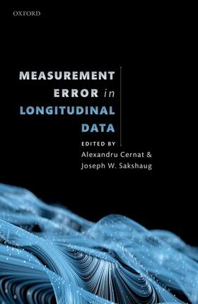 Cernat / Sakshaug |  Measurement Error in Longitudinal Data | Buch |  Sack Fachmedien