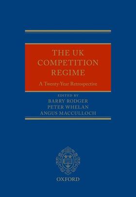 Rodger / Whelan / MacCulloch |  The UK Competition Regime | Buch |  Sack Fachmedien