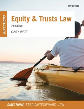 Watt |  Equity & Trusts Law Directions | Buch |  Sack Fachmedien